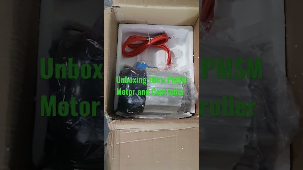 10Kw 72v PMSM Motor and Controller testing. Very heavy duty and tested. Operation 48v to 72v.