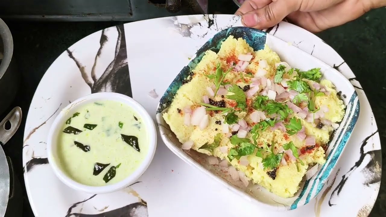ರವಾ ಧೋಕ್ಲಾ 😋 ## rava dhokla recipe ##