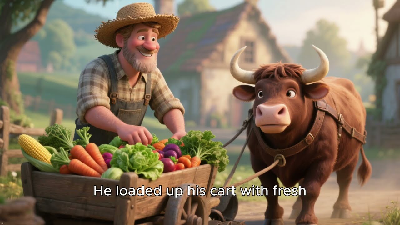 🌾 The Kind Farmer’s Reward | Cartoon Moral Story🌾