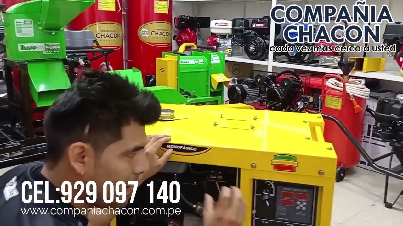 ENCENDIDO GENERADOR DG800SE PETROLERO MONOFASICO 220V