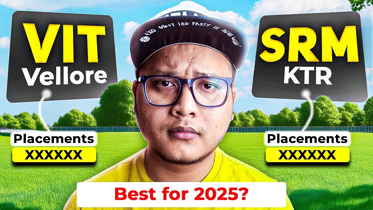 VIT Vellore vs SRM KTR 🤯 Best CSE College in 2025? Placements, Reality & Truth Exposed!