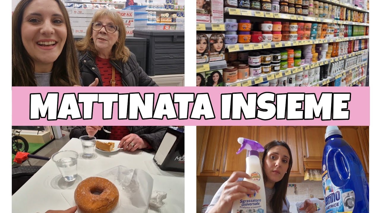 DAILYVLOG CON MAMMA / SVUOTA LA SPESA DETERSIVI / MAGAZINI SMART #dailyvlog