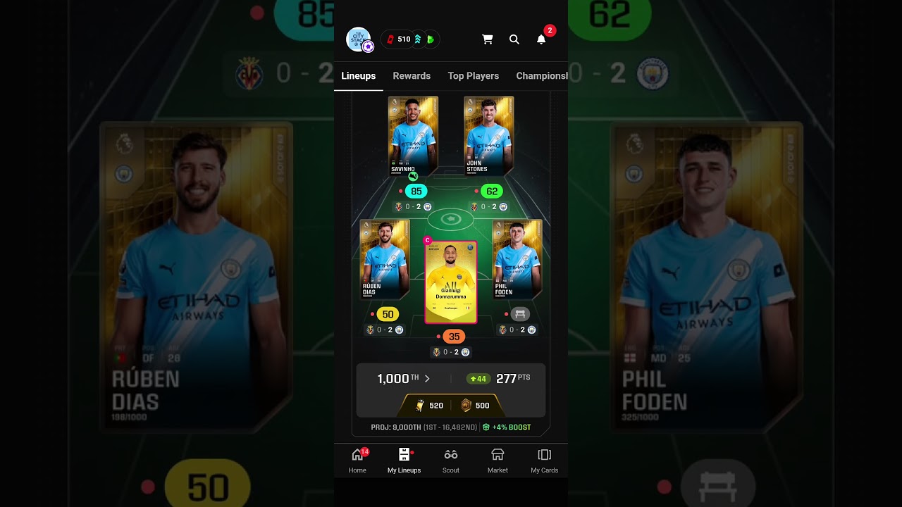 City 2-0 up at halftime &mdash; Haaland ⚽ Bernardo ⚽ Sorare 26 GW20 20 update. #Sorare26 #ManCity #GW20
