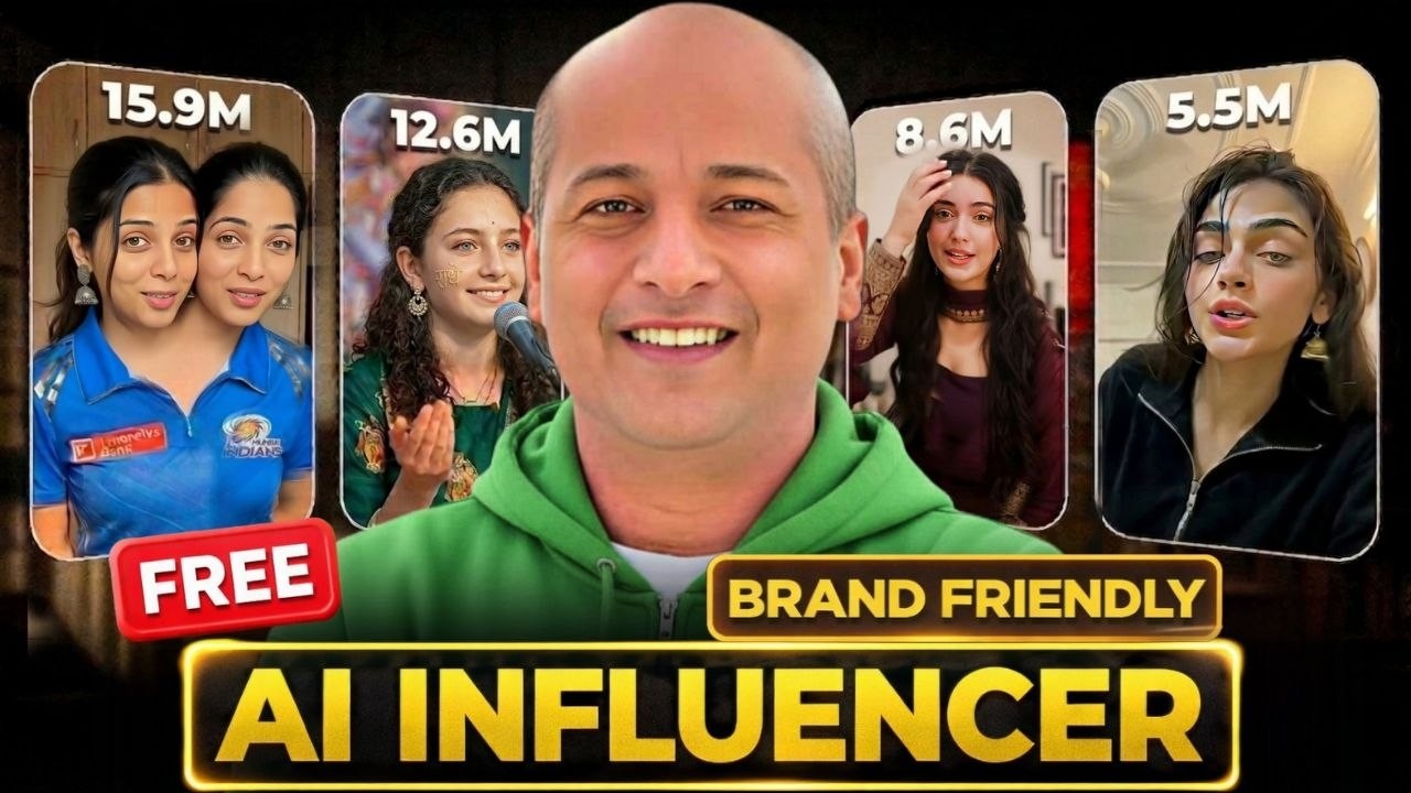 How to Make AI Influencers For FREE | Lip Sync Dancing AI Influencer | AI Se Video Kaise Banaye