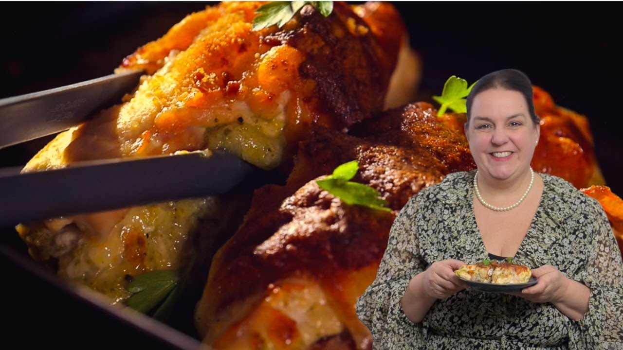 Pesto Stuffed Chicken Breast With Mozzarella