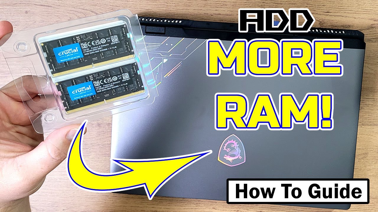 MSI Crosshair 16 HX D14V Ram Upgrade Guide