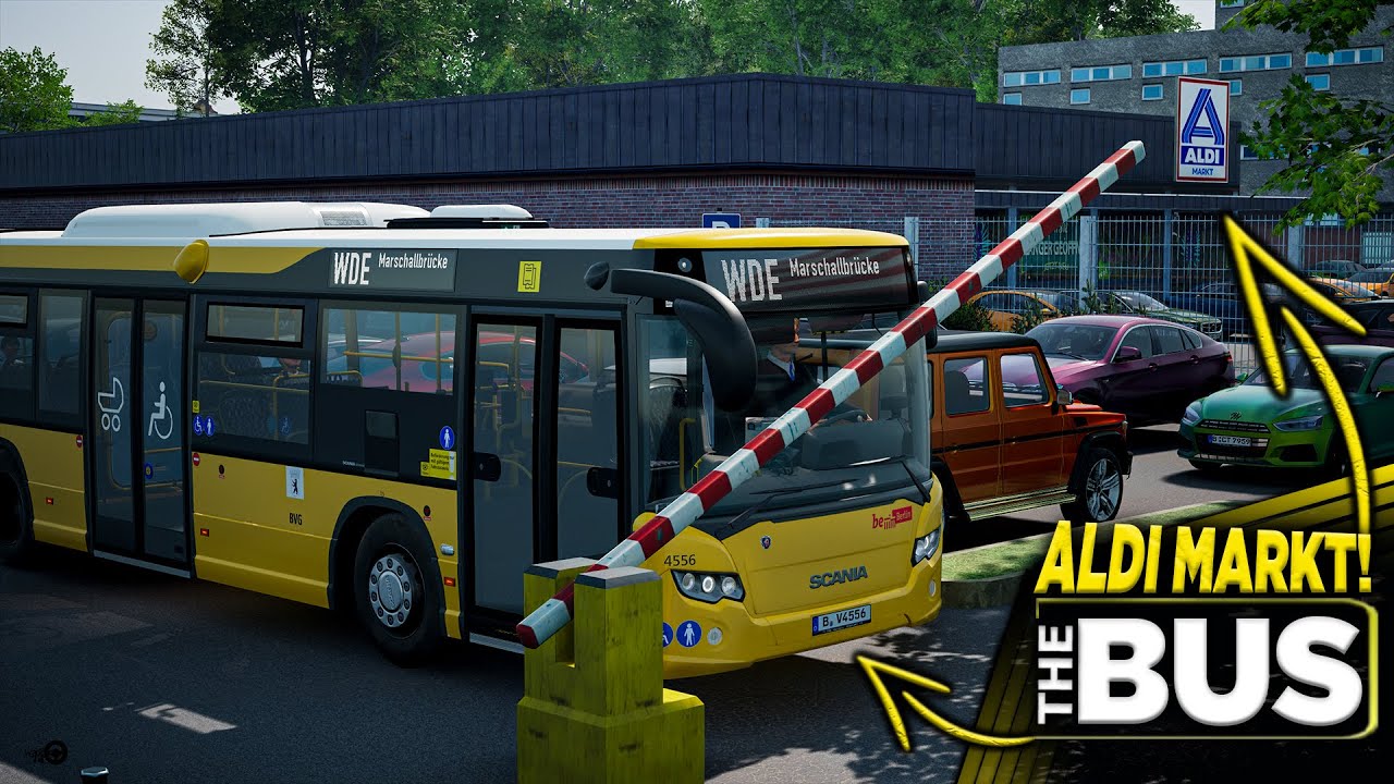 The Bus 2021 Gameplay 1.7 BETA  - ALDI MARKT To Marschallbrücke! | Thrustmaster T300RS