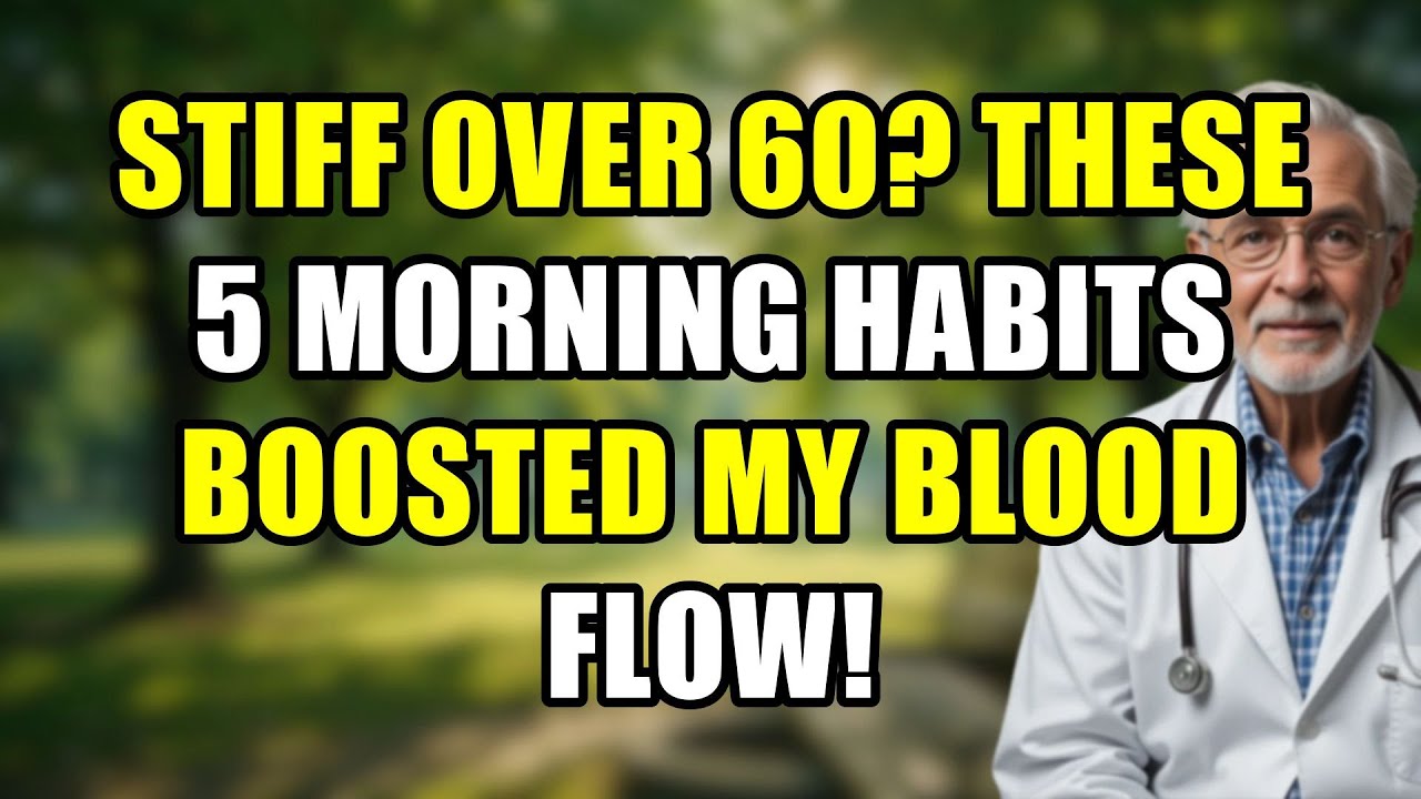 Healthy Aging: 5 Morning Habits for Seniors to Boost Blood Flow & Circulation Naturally!