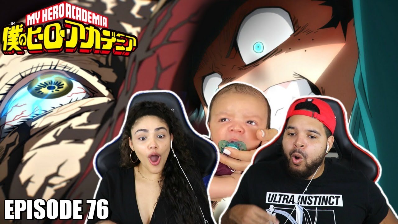 DEKU INFINITE 100% VS OVERHAUL! My Hero Academia Season 4 Episode 76 REACTION!!!