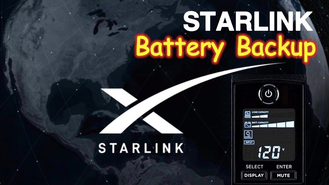 Система резервного питания Starlink для интернета и защиты чувствительной электроники.