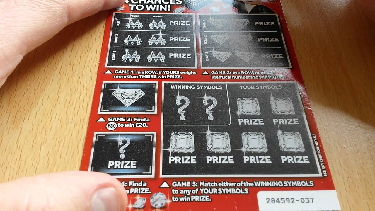 &pound;5 Monopoly Scratchcard from the National Lottery Take 2