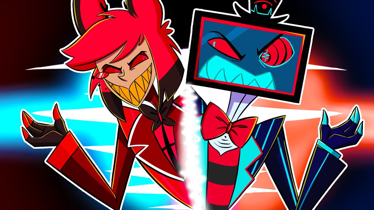 Alastor and Vox FUSE TOGETHER in Hazbin Hotel VRChat