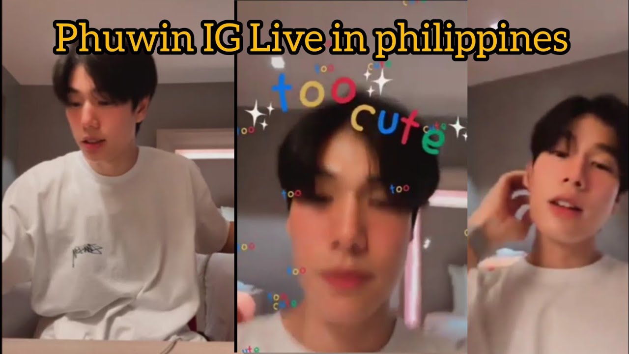 ENG SUB (FULL LIVE IG] 05.07.24 PHUWIN ON HIS BIRTHDAY Philippines 🎂🎉#phuwintang #pondphuwin