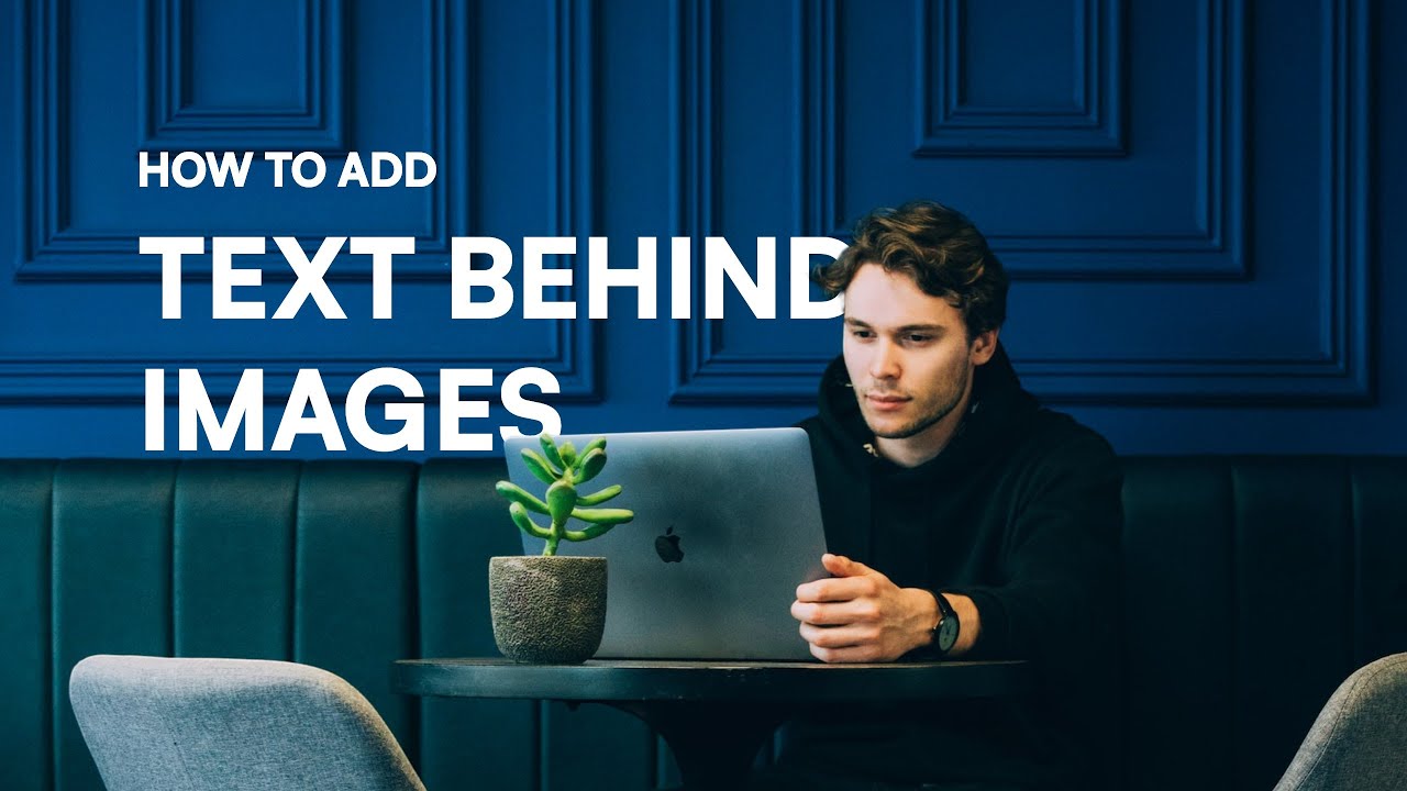 How to Place Text Behind an Image in Snappa
