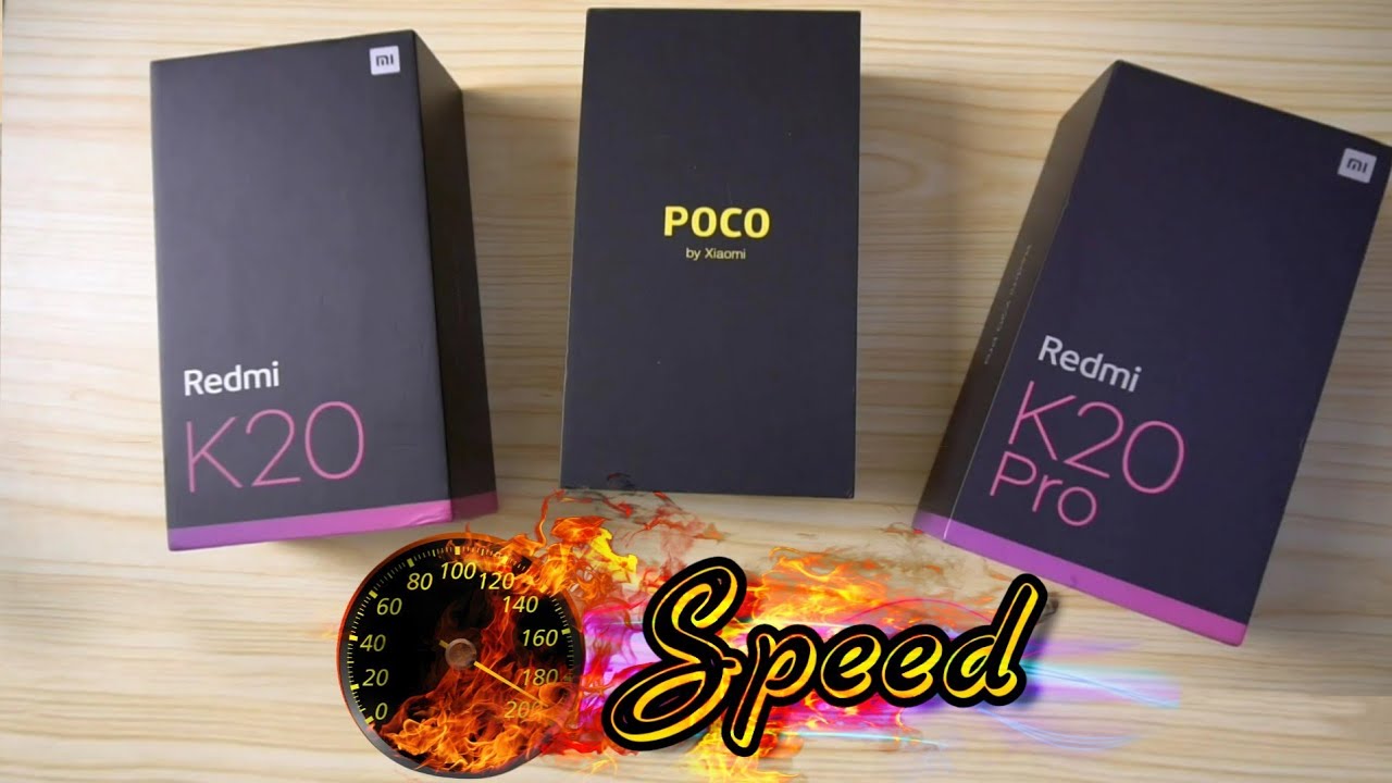 Redmi k20 Pro Vs Poco F1 Vs Redmi K20 : Speed Test