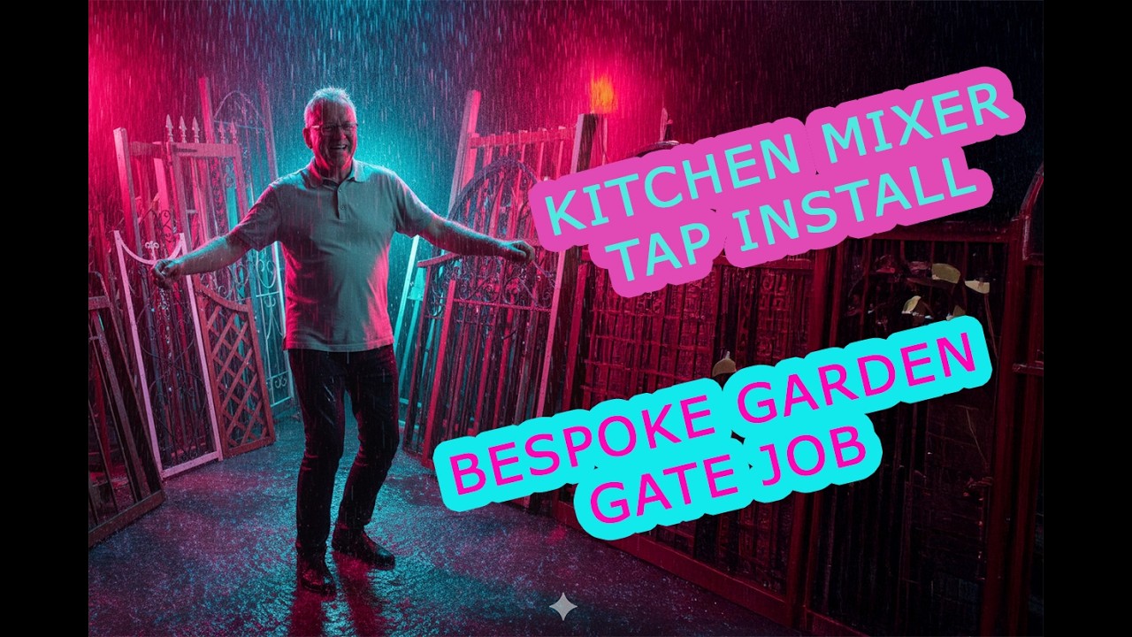 Tap & Gate - Not Singing In The Rain #gate #bespokejoinery #plumbing #trendingnow #2026
