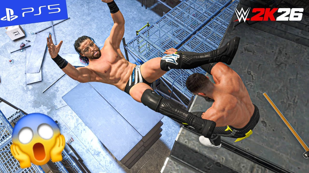 WWE 2K26 - Финн Балор ПРОБИВАЕТ Джей Ди сквозь столы | PS5
