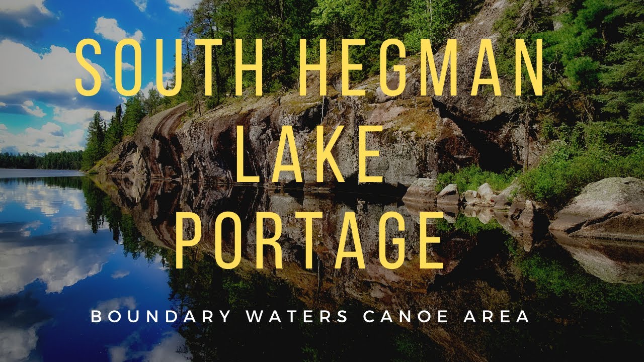 South Hegman Lake Portage & Pictograph.  BWCA Entry Point 77.