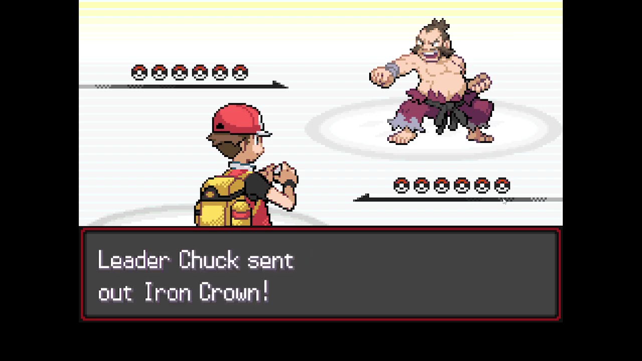 Pokemon Radical Red Hardcore Difficulty -Chuck Loss