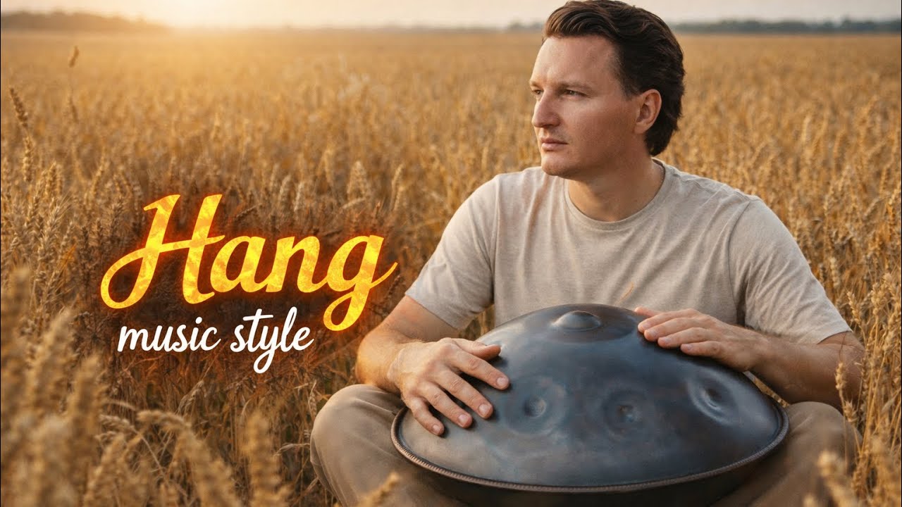 Hang music style - Relaxing instrumental 8 min 