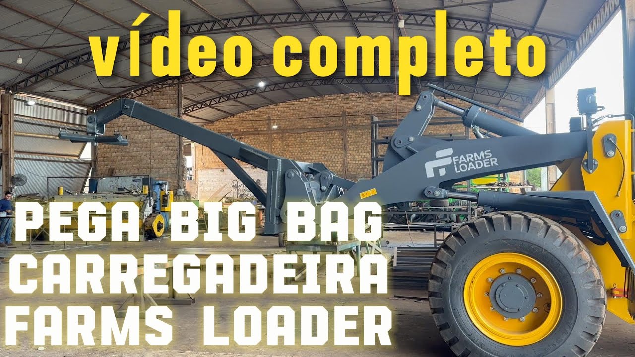 Fabricação de Pega Big Bag para Máquina Carregadeira Farms Loader.