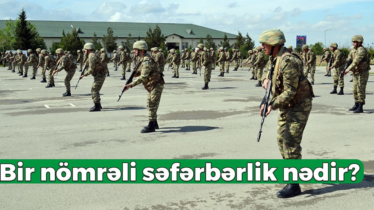 MN 1 nömrəli səfərbərliyin nə olduğunu - Açıqladı