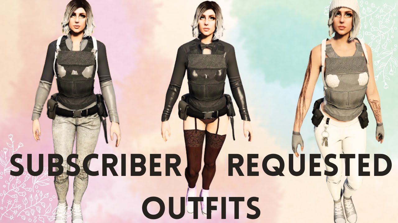 FEMALE COMPONENT OUTFITS - GTA | PS4 | Requested &hearts;