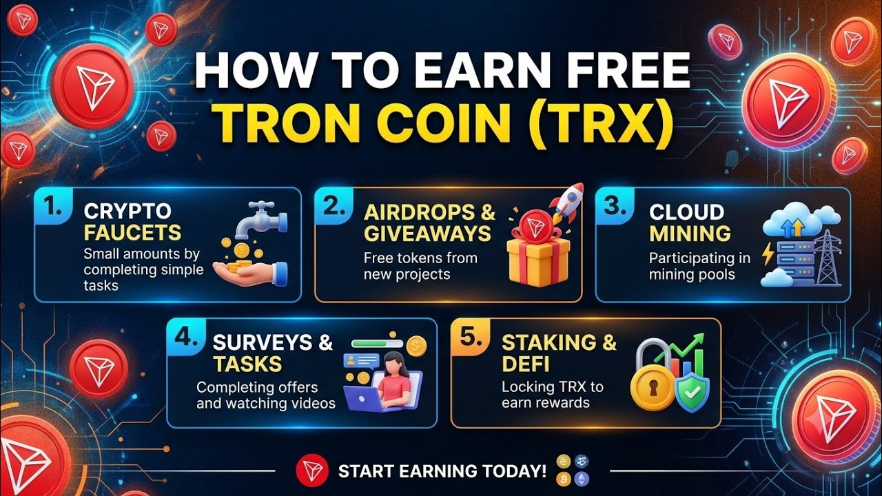 HOW TO EARN FREE TRON COIN (TRX) AND WITHDRAW INSTANTLY