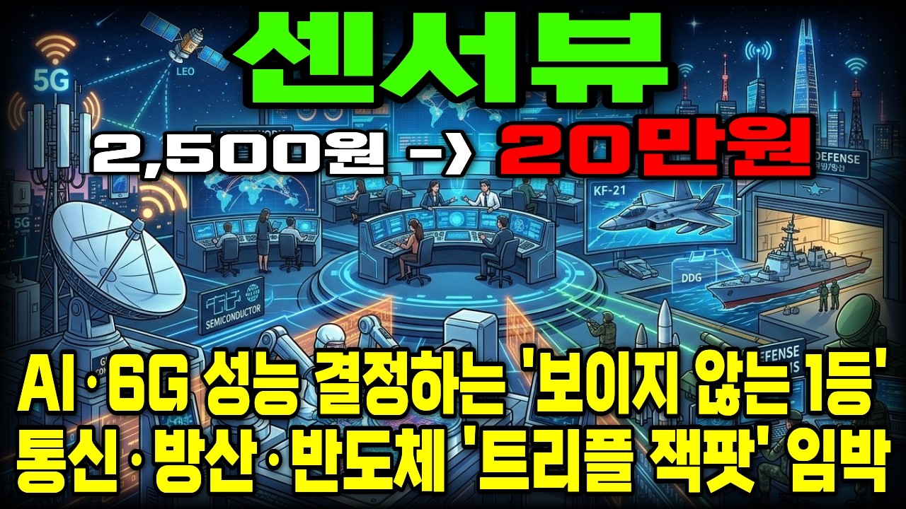 [센서뷰] 껍데기만 AI·로봇인 시대는 끝났다, 성능의 90%를 결정하는 '초고주파 연결'의 비밀: 통신·방산·반도체를 하나로 잇는 센서뷰의 독보적 기술력