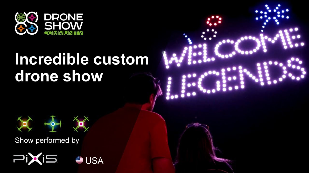 Energy of the custom drone show