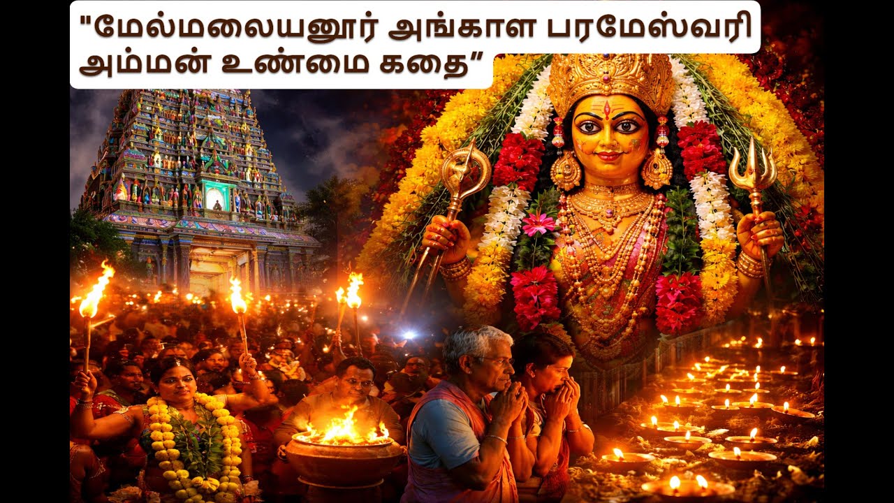 “மயானக் கொள்ளையின் மர்மம் | மேல்மலையனூர் அங்காள பரமேஸ்வரி அம்மன் உண்மை கதை” #tamildevotional