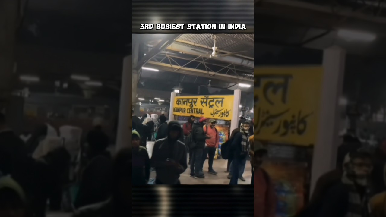 Kanpur Central 💀 3rd Busiest Station In India🔥 #shorts #indianrailways #railway #edit #tending