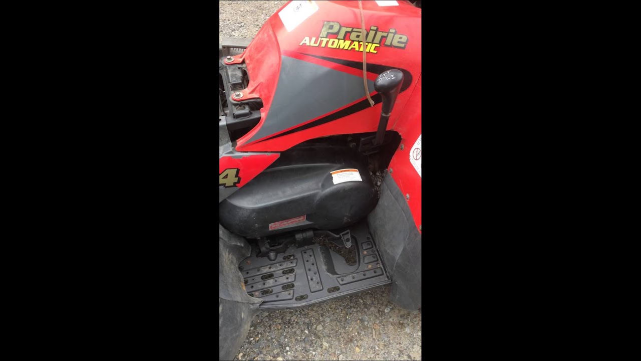What's this knock 1999 kawasaki prairie 400 4x4