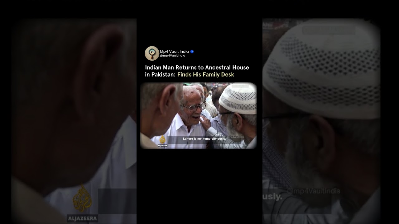 Heartbreaking Video of an Indian Man Visiting Pakistan #india #pakistan #partition