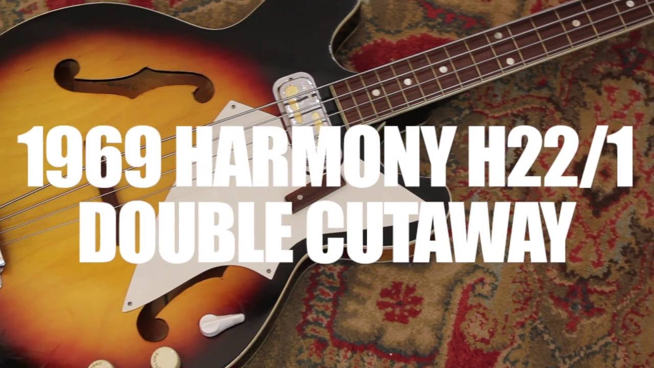 Harmony H22 and Harmony H22/1 at Andy Baxter Bass & Guitars