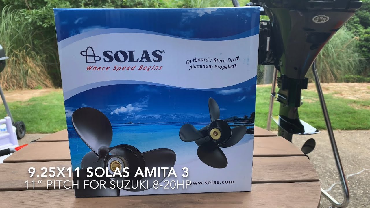 Solas 11” pitch propeller for suzuki 8-20hp review