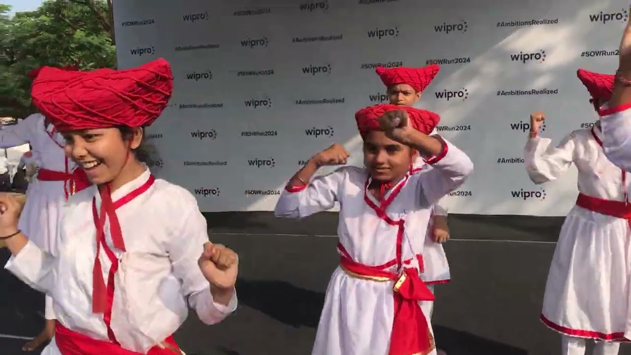 MALHARI Song at WIPRO Run Event - Presenting by C. R. Ranganathan School for the Deaf.