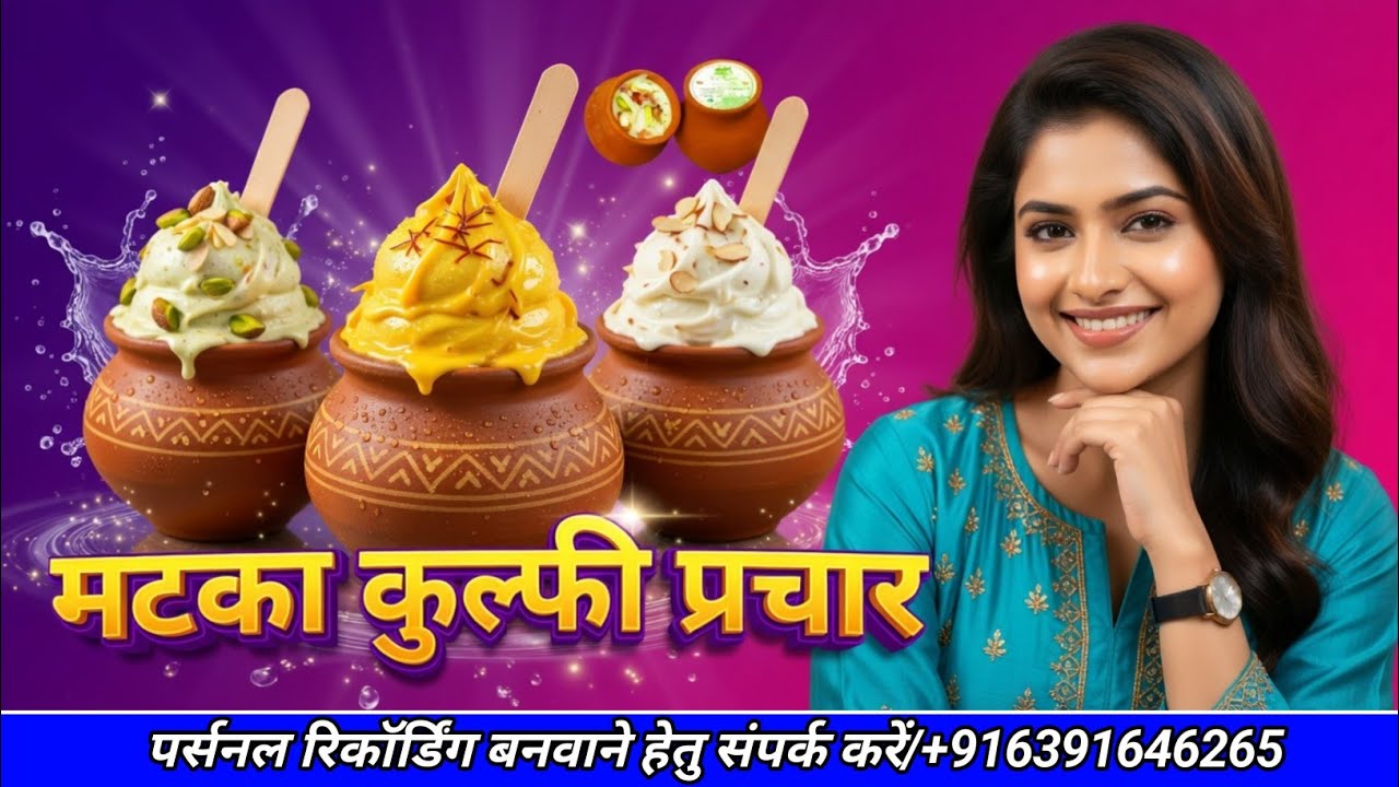 मटका कुल्फी प्रचार | matka kulfi ki recording | matka kulfi ki awaaz | kulfi bechne ki recording....