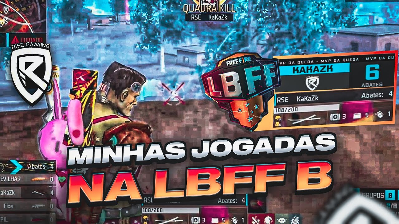 MINHAS JOGADAS NA LBFF SÉRIE B S8 👑✨HIGHLIGHTS EM CAMPEONATOS! IPHONE 8 PLUS FREE FIRE