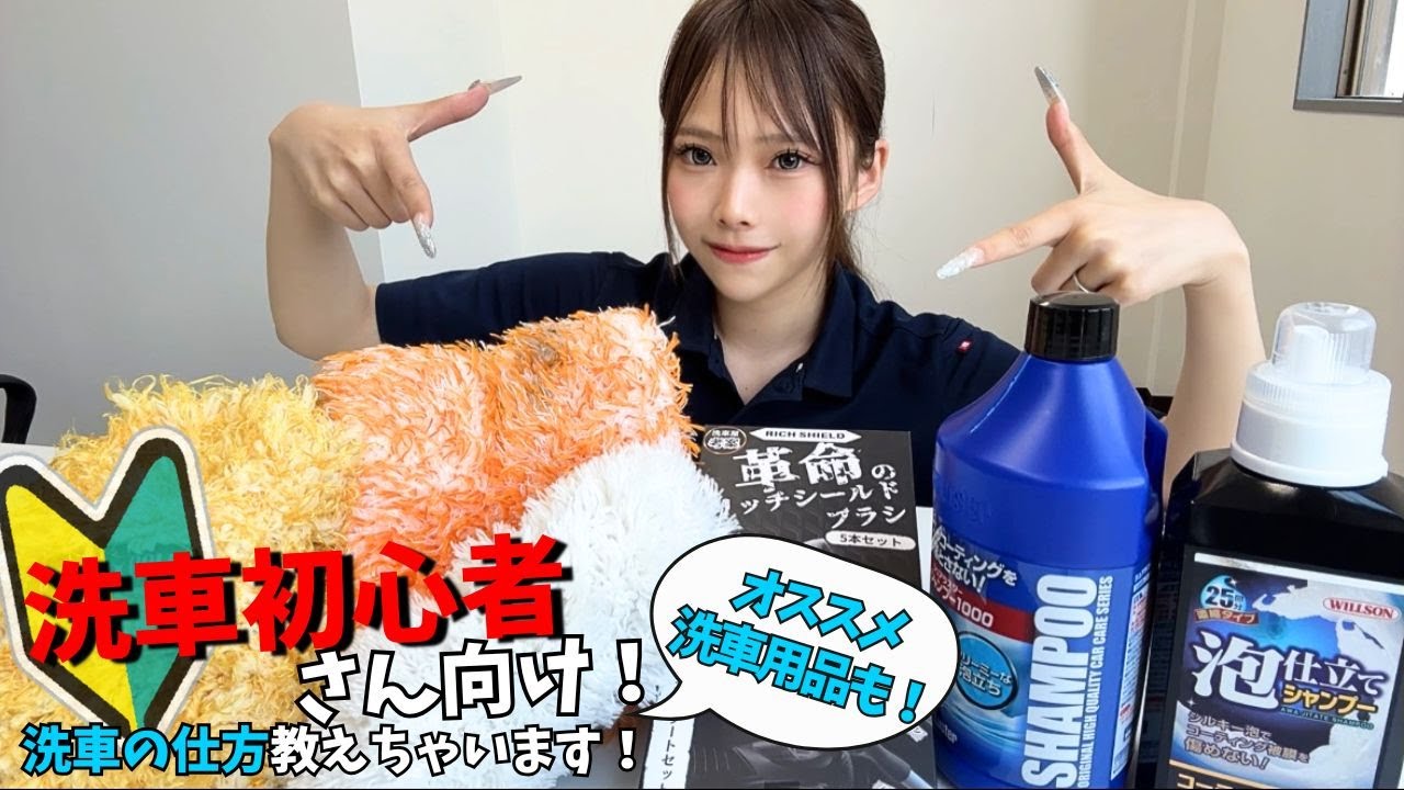 【初心者必見】おすすめ洗車用品、洗車の順番・ポイント・注意点教えちゃいます！#洗車グッズ