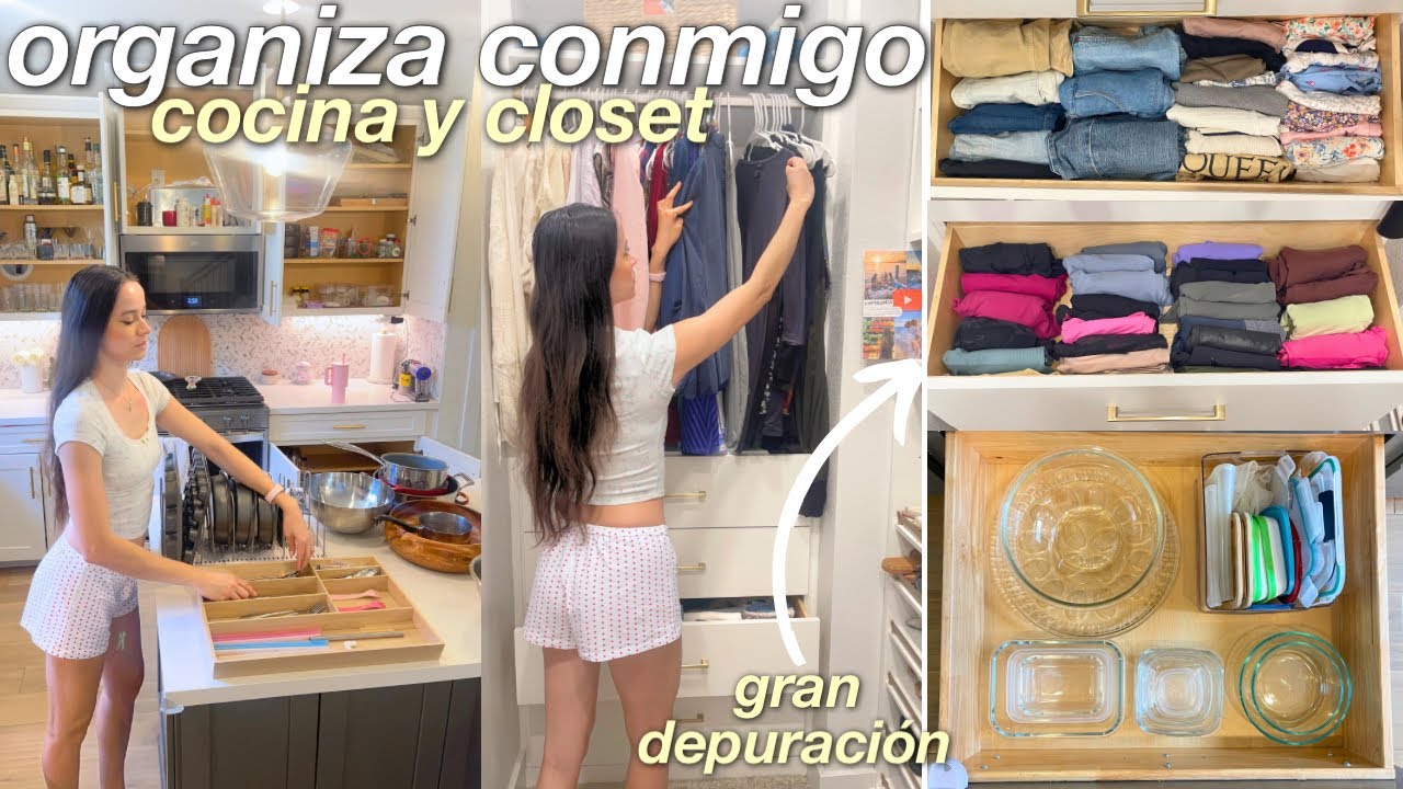 24 horas ORGANIZANDO MI CASA: cocina + closet