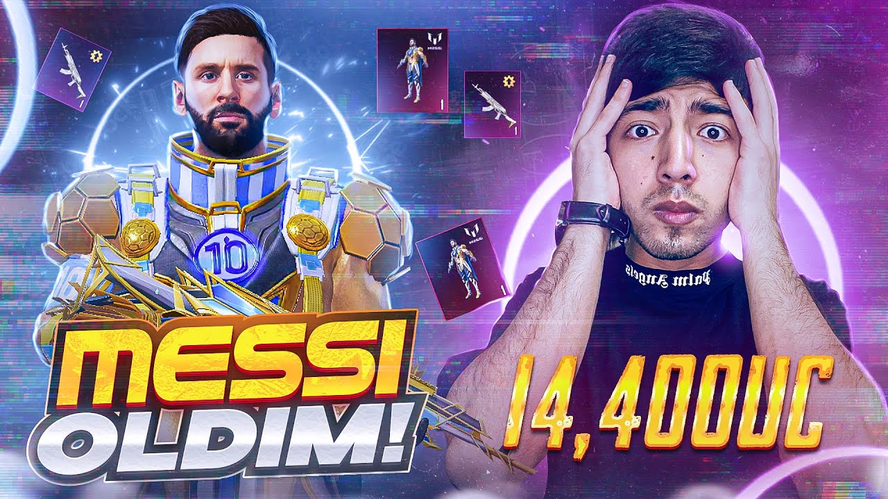 14,400 UC MESSI OLDIK 🔥 MANA BU OMAD - PUBG MOBILE!!!
