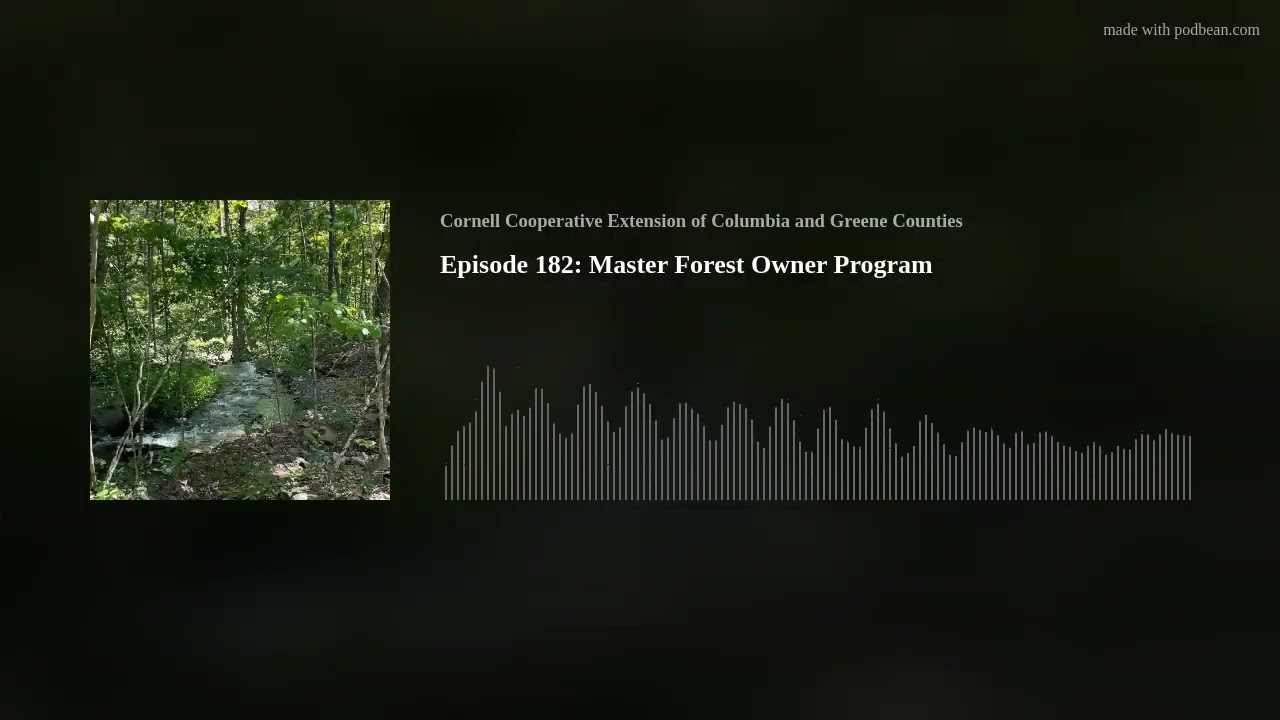 Episode 182: Master Forest Owner Program