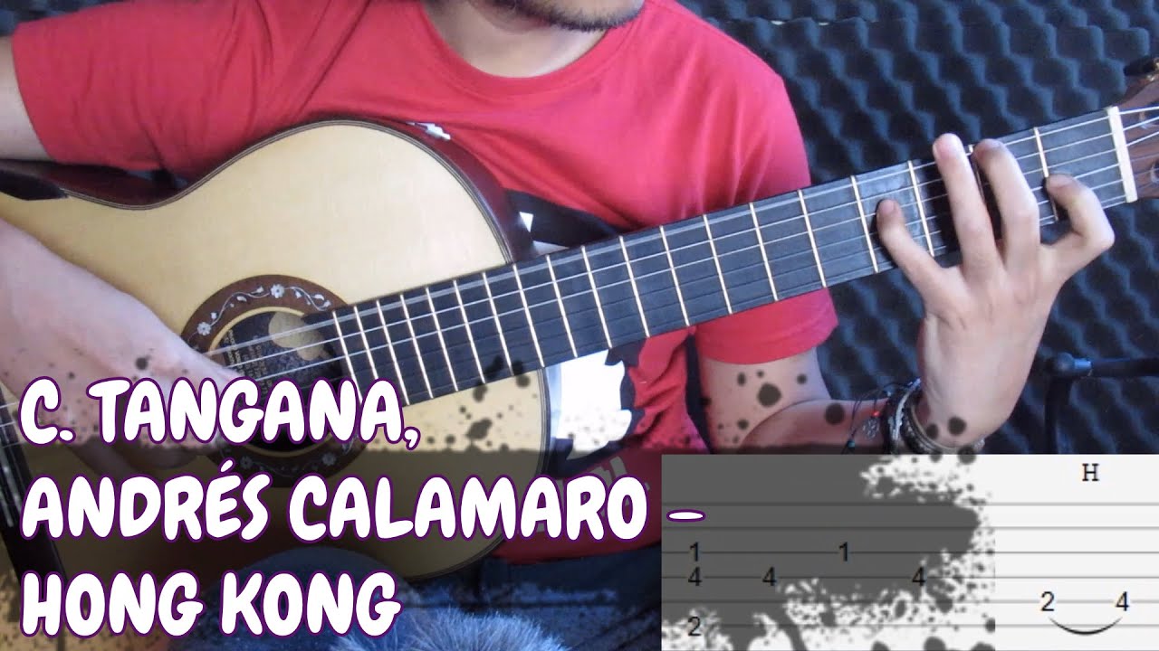 Cómo tocar Hong Kong de C. Tangana, Andrés Calamaro (Iván Plata) Tutorial acordes