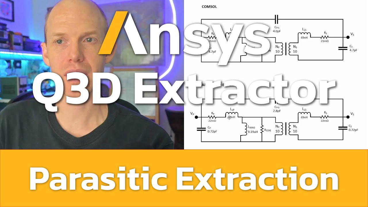 Ansys Maxwell - Intro 6, Q3D Extractor
