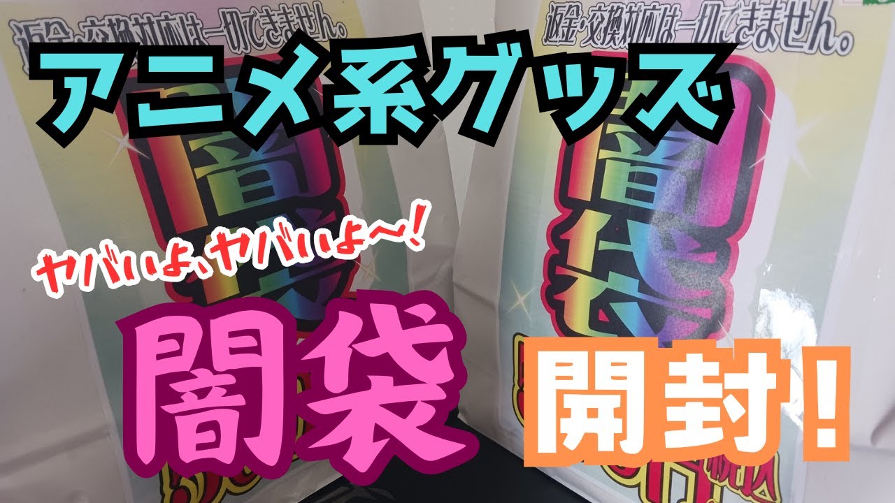 【福袋開封】アニメ系グッズの闇袋を開封したらヤバかった！