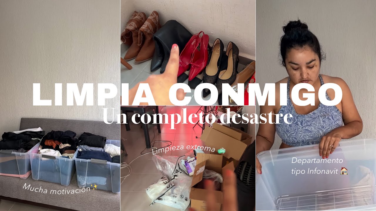 LIMPIEZA Y ORGANIZACIÓN EXTREMA✨ MOTÍVATE a LIMPIAR🧼 LIMPÍA CONMIGO🧹 departamento tipo Infonavit🏠
