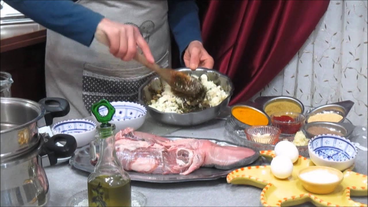 Langue de veau farcie recette Tunisienne لسان بقري مبطن