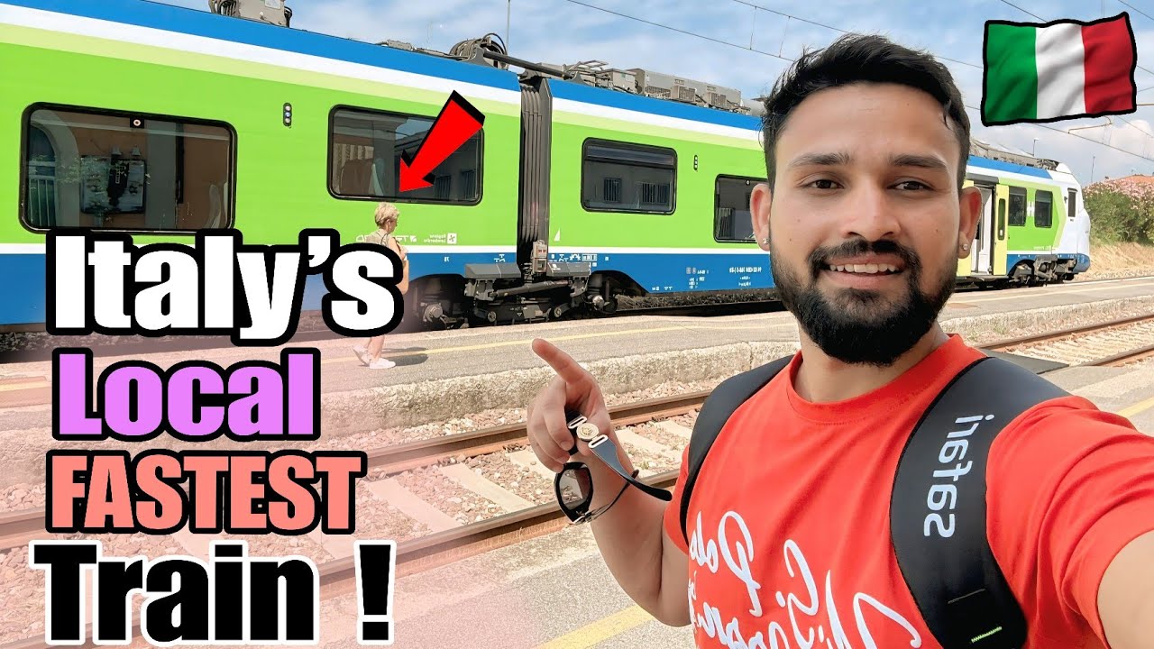 Italy’s Fastest Train 🚄 | Incredible Italy Weather Vlog | Aswin Travel World