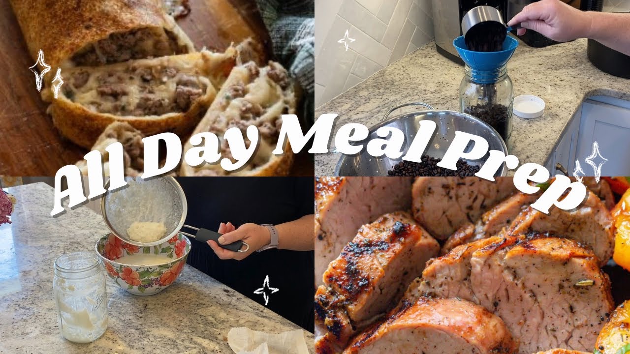 Meal Prep | All Day in the Kitchen | Large Family Logistics